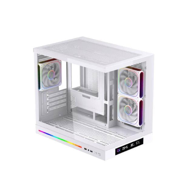 Кутия XIGMATEK Cloud M DGT 3AF White, Mini Tower, 1x USB 3.0, 1x USB 2.0, HD Audio, M-ATX / Mini ITX