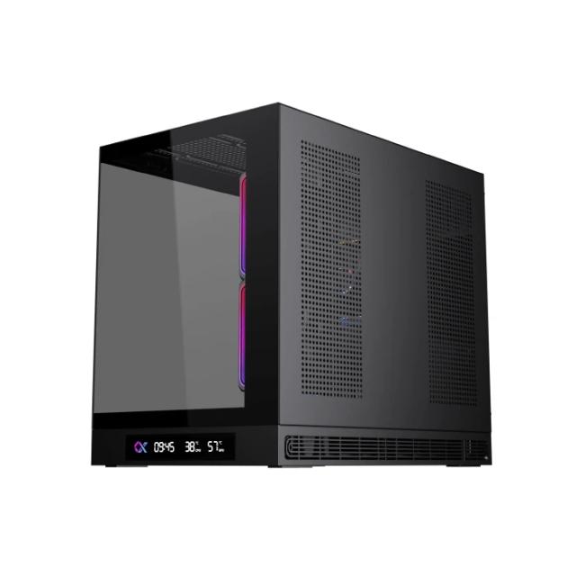 Кутия XIGMATEK Cloud M DGT 3AF Black, Mini Tower, 1x USB 3.0, 1x USB 2.0, HD Audio, M-ATX / Mini ITX