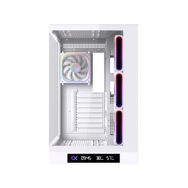 Кутия XIGMATEK Cloud DGT White, Middle Tower, 1x USB 3.0, 1x USB 2.0, HD Audio, M-ATX/Mini ITX/ATX/E-ATX