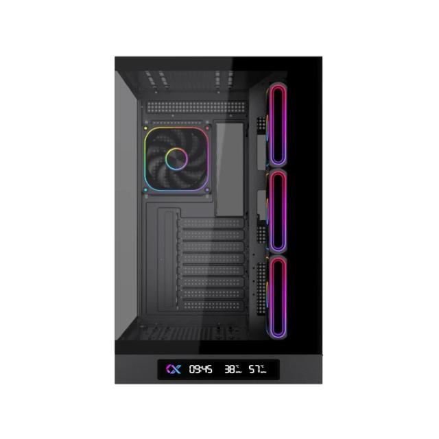Кутия XIGMATEK Cloud DGT Black, Middle Tower, 1x USB 3.0, 1x USB 2.0, HD Audio, M-ATX/Mini ITX/ATX/E-ATX