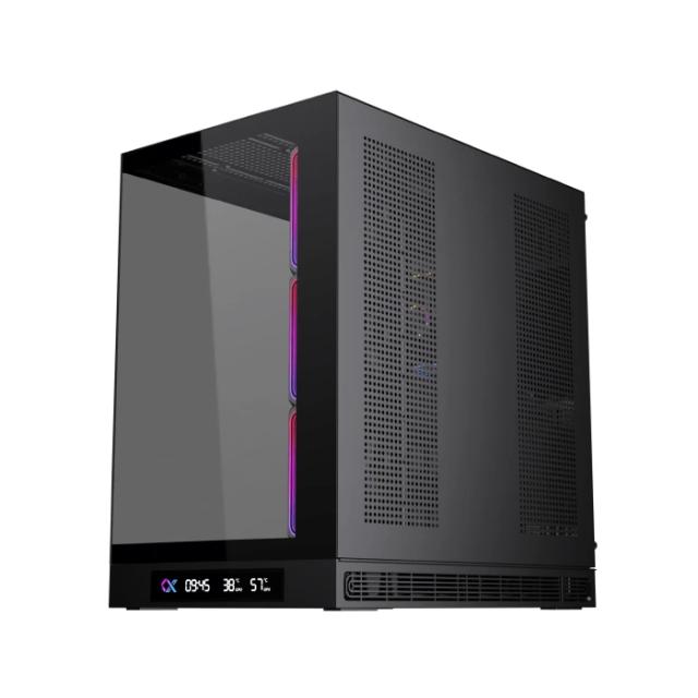 Кутия XIGMATEK Cloud DGT Black, Middle Tower, 1x USB 3.0, 1x USB 2.0, HD Audio, M-ATX/Mini ITX/ATX/E-ATX