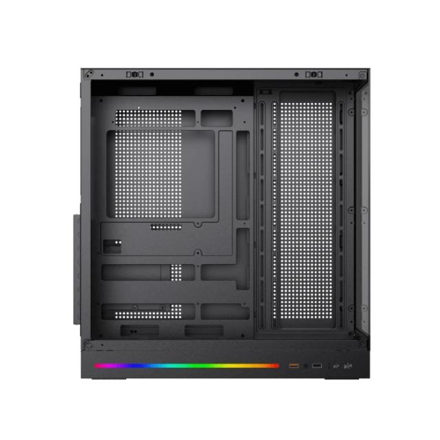 Кутия XIGMATEK Cloud DGT Black, Middle Tower, 1x USB 3.0, 1x USB 2.0, HD Audio, M-ATX/Mini ITX/ATX/E-ATX
