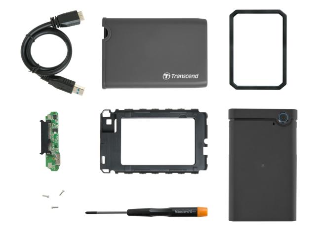 Кутия за твърд диск Transcend 0GB StoreJet2.5" conversion kit, Rubber housing