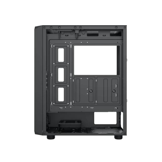 Кутия XIGMATEK DUO X Black, Middle Tower, 1x USB 3.0, 2x USB 2.0, HD Audio, EATX / ATX / mATX / Mini-ITX