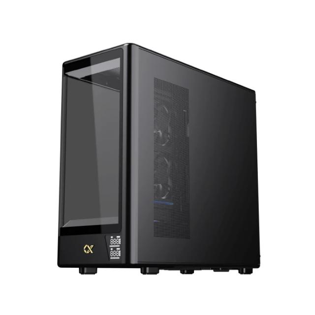 Кутия XIGMATEK Moon DGT Black , Middle Tower, 1x USB 3.0, 1x USB 2.0, HD Audio, EATX / ATX / mATX / Mini-ITX