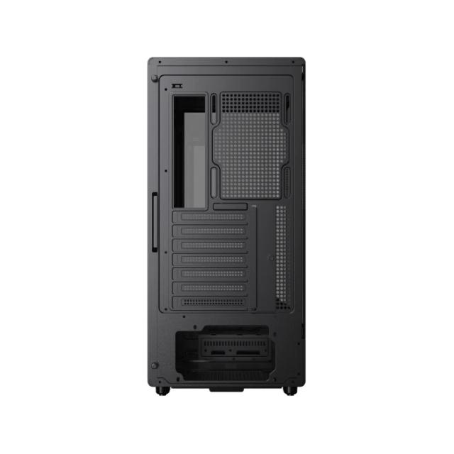 Кутия XIGMATEK Moon DGT Black , Middle Tower, 1x USB 3.0, 1x USB 2.0, HD Audio, EATX / ATX / mATX / Mini-ITX