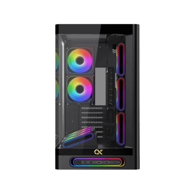 Кутия XIGMATEK Heaven Black , Middle Tower, 1x  USB 3.1 Type-C, 2x USB 3.0, HD Audio, EATX / ATX / mATX / Mini-ITX