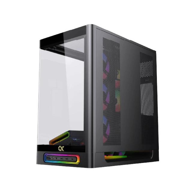Кутия XIGMATEK Heaven Black , Middle Tower, 1x  USB 3.1 Type-C, 2x USB 3.0, HD Audio, EATX / ATX / mATX / Mini-ITX