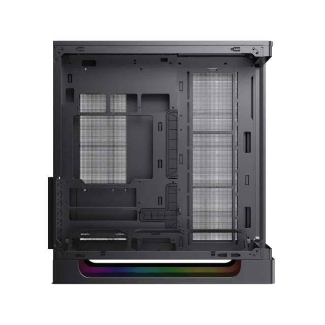 Кутия XIGMATEK Heaven Black , Middle Tower, 1x  USB 3.1 Type-C, 2x USB 3.0, HD Audio, EATX / ATX / mATX / Mini-ITX