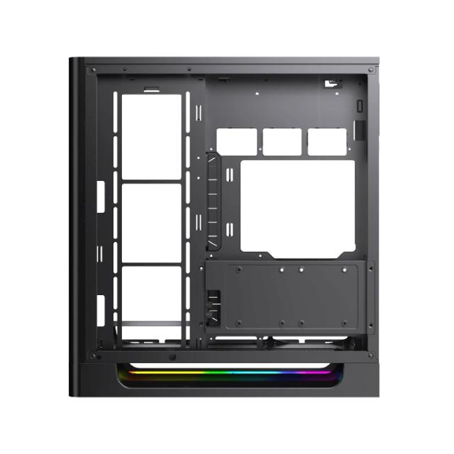 Кутия XIGMATEK Heaven Black , Middle Tower, 1x  USB 3.1 Type-C, 2x USB 3.0, HD Audio, EATX / ATX / mATX / Mini-ITX