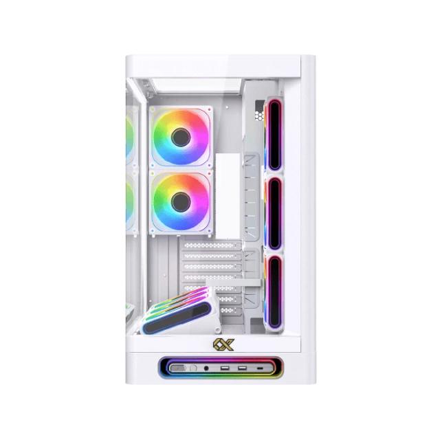 Кутия XIGMATEK Heaven Air White, Middle Tower, 1x USB 3.1 Type-C, 2x USB 3.0, HD Audio, EATX / ATX / mATX / Mini-ITX