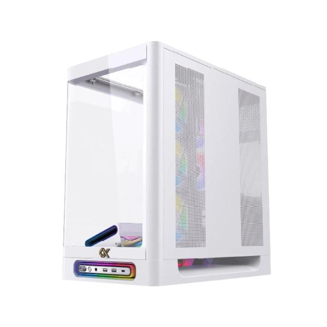 Кутия XIGMATEK Heaven Air White, Middle Tower, 1x USB 3.1 Type-C, 2x USB 3.0, HD Audio, EATX / ATX / mATX / Mini-ITX