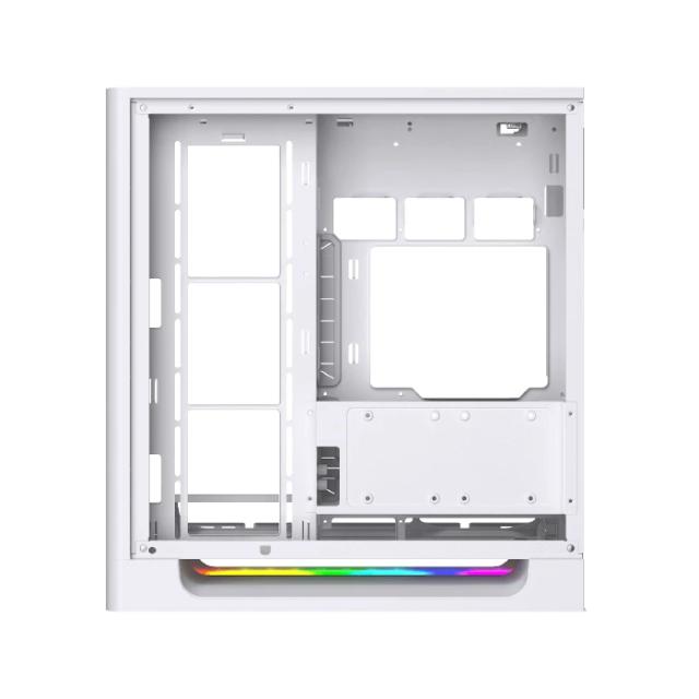 Кутия XIGMATEK Heaven Air White, Middle Tower, 1x USB 3.1 Type-C, 2x USB 3.0, HD Audio, EATX / ATX / mATX / Mini-ITX