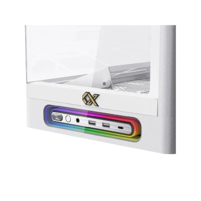 Кутия XIGMATEK Heaven Air White, Middle Tower, 1x USB 3.1 Type-C, 2x USB 3.0, HD Audio, EATX / ATX / mATX / Mini-ITX