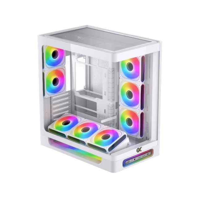Кутия XIGMATEK Heaven Air White, Middle Tower, 1x USB 3.1 Type-C, 2x USB 3.0, HD Audio, EATX / ATX / mATX / Mini-ITX