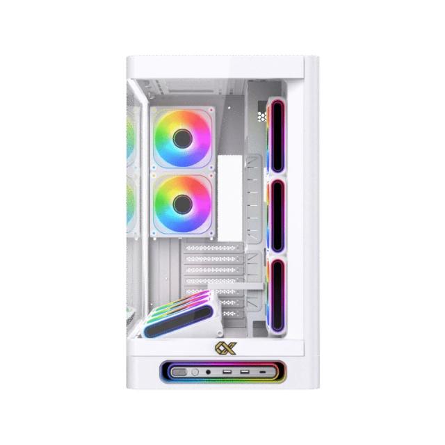 Кутия XIGMATEK Heaven Air White, Middle Tower, 1x USB 3.1 Type-C, 2x USB 3.0, HD Audio, EATX / ATX / mATX / Mini-ITX