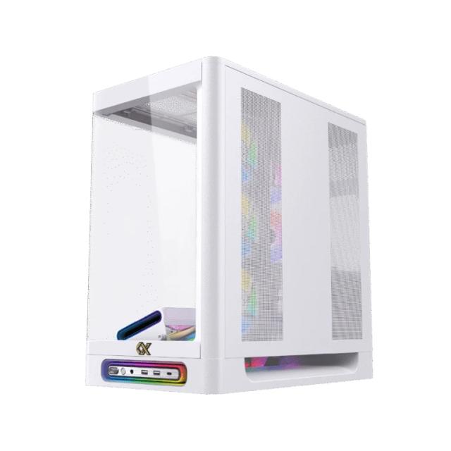 Кутия XIGMATEK Heaven Air White, Middle Tower, 1x USB 3.1 Type-C, 2x USB 3.0, HD Audio, EATX / ATX / mATX / Mini-ITX