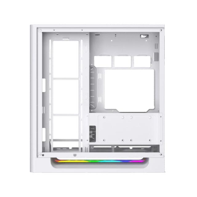 Кутия XIGMATEK Heaven Air White, Middle Tower, 1x USB 3.1 Type-C, 2x USB 3.0, HD Audio, EATX / ATX / mATX / Mini-ITX