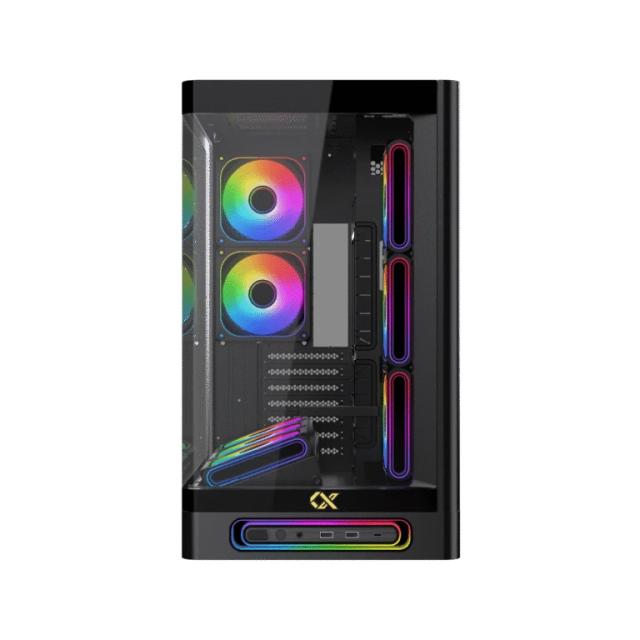 Кутия XIGMATEK Heaven Air Black , Middle Tower, 1x USB 3.1 Type-C, 2x USB 3.0, HD Audio, EATX / ATX / mATX / Mini-ITX