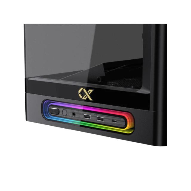 Кутия XIGMATEK Heaven Air Black , Middle Tower, 1x USB 3.1 Type-C, 2x USB 3.0, HD Audio, EATX / ATX / mATX / Mini-ITX