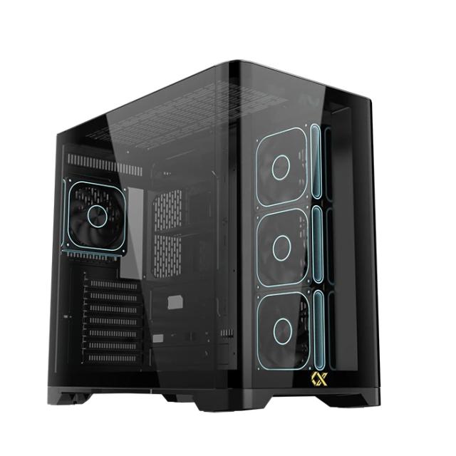 Кутия XIGMATEK Crystal Storm V2 Black , Middle Tower, 1x USB 3.0, 1x USB 3.0, HD Audio, EATX / ATX / mATX / Mini-ITX