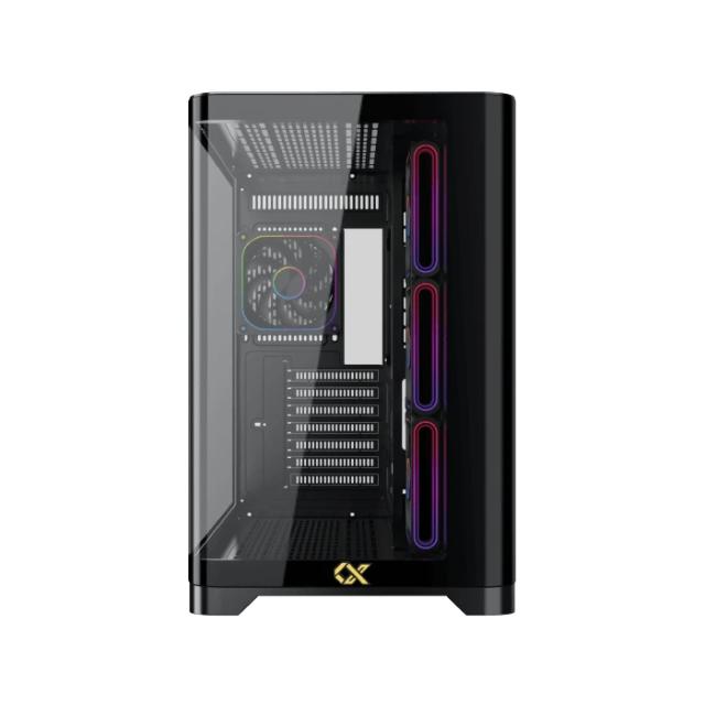 Кутия XIGMATEK Crystal Storm V2 Black , Middle Tower, 1x USB 3.0, 1x USB 3.0, HD Audio, EATX / ATX / mATX / Mini-ITX
