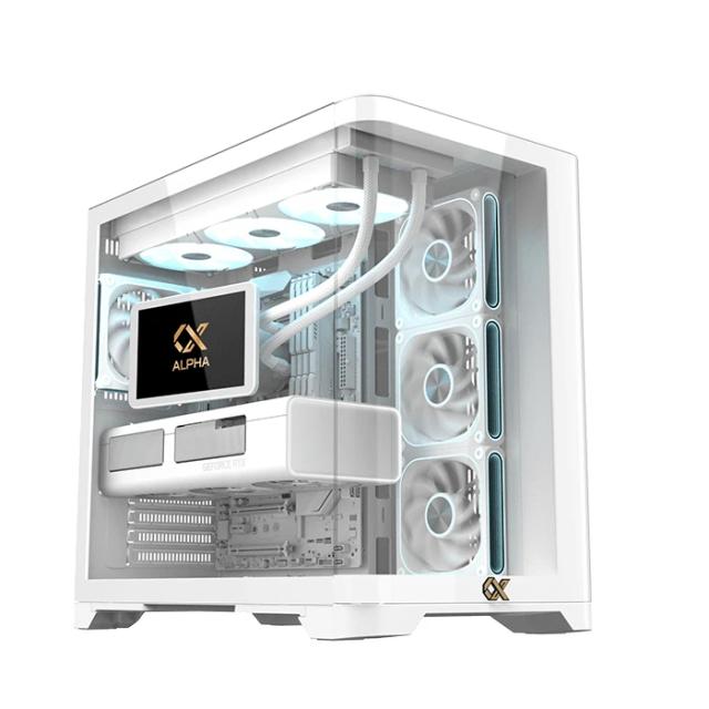 Кутия XIGMATEK Crystal Storm V2 White, Middle Tower, 1x USB 3.0, 1x USB 3.0, HD Audio, EATX / ATX / mATX / Mini-ITX