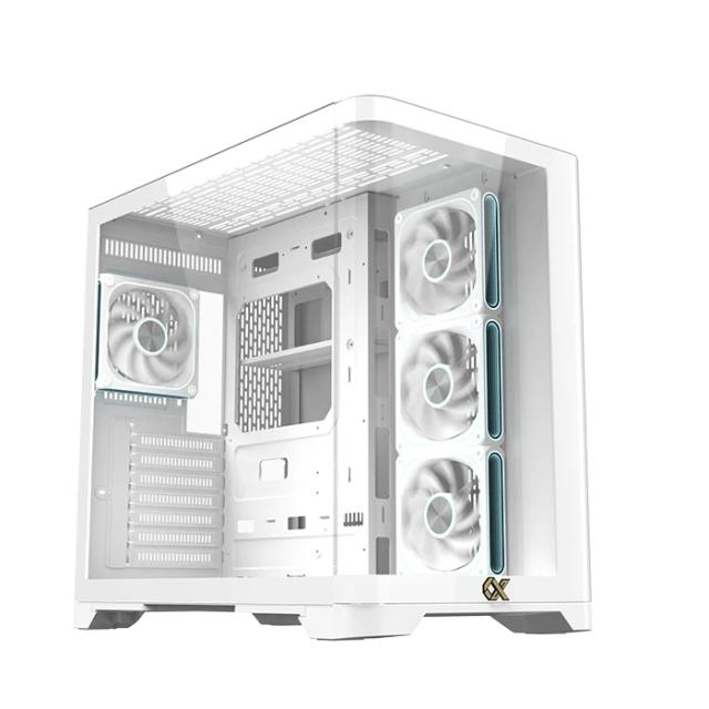 Кутия XIGMATEK Crystal Storm V2 White, Middle Tower, 1x USB 3.0, 1x USB 3.0, HD Audio, EATX / ATX / mATX / Mini-ITX
