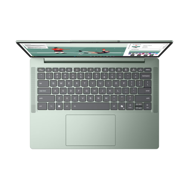 Лаптоп Lenovo IdeaPad Slim 3 14IWC11, Intel Core 5 320 6C (1.4 / 4.6 GHz, 6MB Cache), 14.0" (35.56 cm) WUXGA IPS Anti-Glare Display, Intel Graphics 2 Xe3, 16GB DDR5, 512 GB M.2 NVMe SSD, No OS