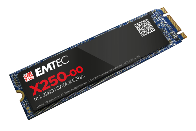 EMTEC X250 POWER PLUS SSD 512GB, M2 SATA (2280)