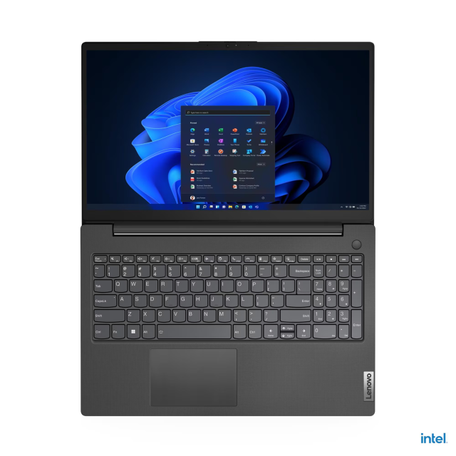 Лаптоп Lenovo V15 G4 IRU, Intel Core i3-1315U 6C (0.9 - 4.50 GHz, 10 MB cache), 15.6'' (39.62 cm) FHD IPS Display, 8GB DDR4, 256GB M.2 NVMe SSD, No OS
