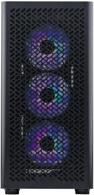 Кутия Cooler Master Elite 500 Black, Middle Tower, 1x USB 3.0, 1x USB Type-C, 1x HD Audio, E-ATX / ATX Micro / ATX / Mini ITX / BTF Съвместимост