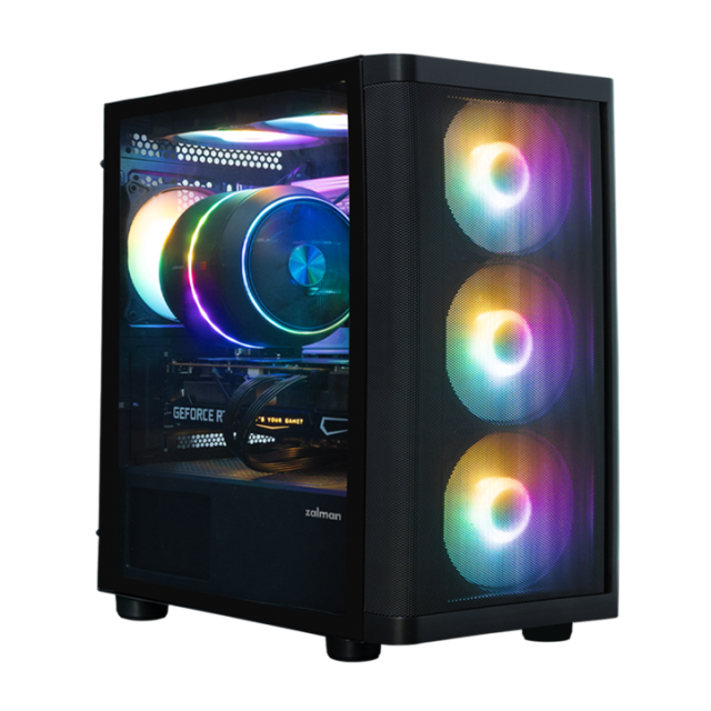 Кутия за компютър Zalman M4 SE BLACK, Mini-Tower, 2x USB 2.0, 1x USB 3.0, 1x HD Audio, mATX / Mini-ITX