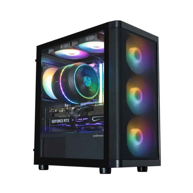 Кутия за компютър Zalman M4 SE BLACK, Mini-Tower, 2x USB 2.0, 1x USB 3.0, 1x HD Audio, mATX / Mini-ITX