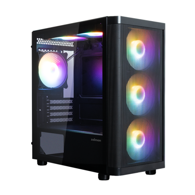 Кутия за компютър Zalman M4 SE BLACK, Mini-Tower, 2x USB 2.0, 1x USB 3.0, 1x HD Audio, mATX / Mini-ITX