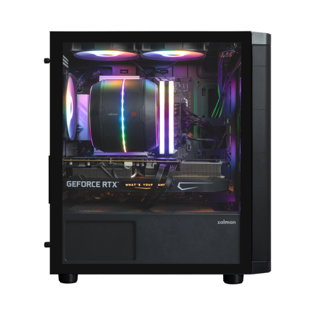 Кутия за компютър Zalman M4 SE BLACK, Mini-Tower, 2x USB 2.0, 1x USB 3.0, 1x HD Audio, mATX / Mini-ITX