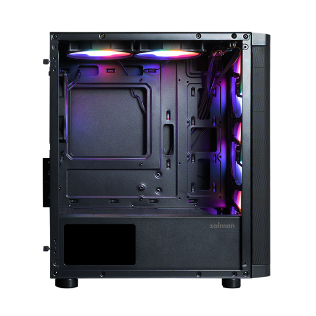 Кутия за компютър Zalman M4 SE BLACK, Mini-Tower, 2x USB 2.0, 1x USB 3.0, 1x HD Audio, mATX / Mini-ITX