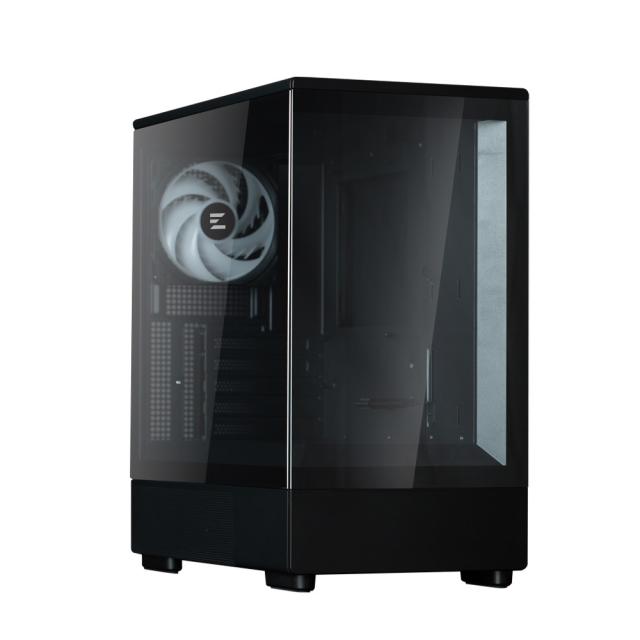 Кутия за компютър Zalman P40 BLACK, Mini-Tower, 1x USB Type-C, 1x USB 3.0, mATX / Mini-ITX