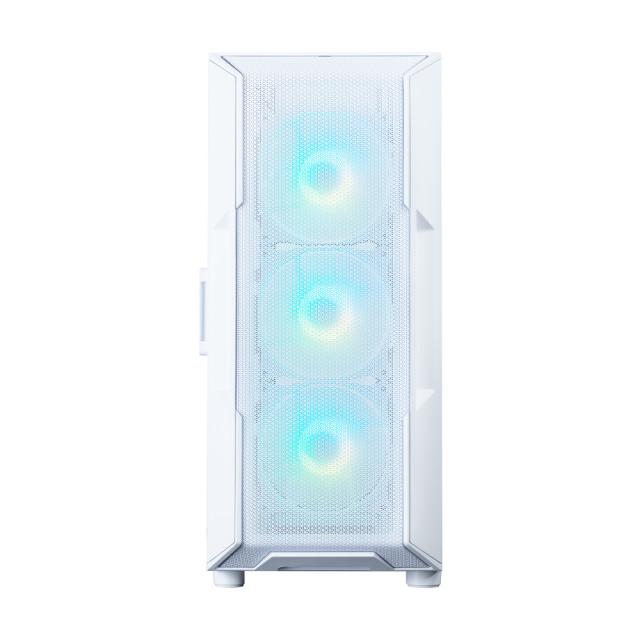 Кутия за компютър Zalman I3 NEO ARGB V2 White, Mid Tower, 1x USB Type-C, 1x USB 3.0, 1x HD Audio, ATX / mATX / Mini-ITX