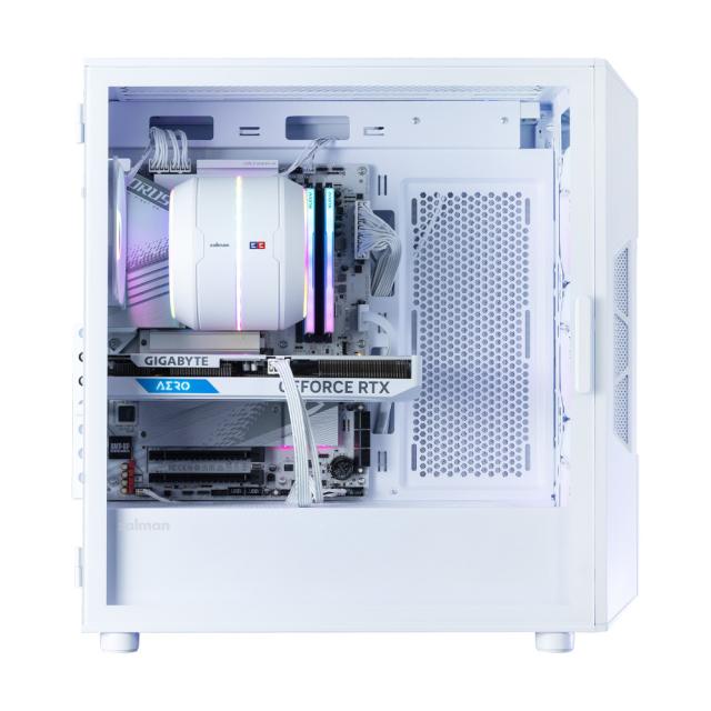 Кутия за компютър Zalman I3 NEO ARGB V2 White, Mid Tower, 1x USB Type-C, 1x USB 3.0, 1x HD Audio, ATX / mATX / Mini-ITX