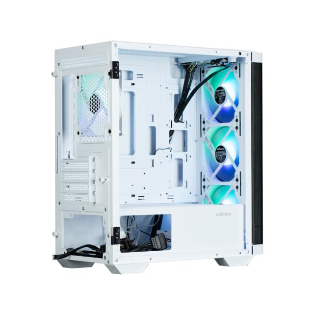 Кутия за компютър Zalman M4 White, Mini Tower, 2x USB 3.0, 1x USB 2.0, mATX / Mini-ITX
