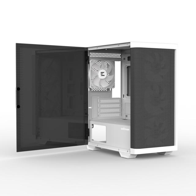 Кутия за компютър Zalman M4 White, Mini Tower, 2x USB 3.0, 1x USB 2.0, mATX / Mini-ITX