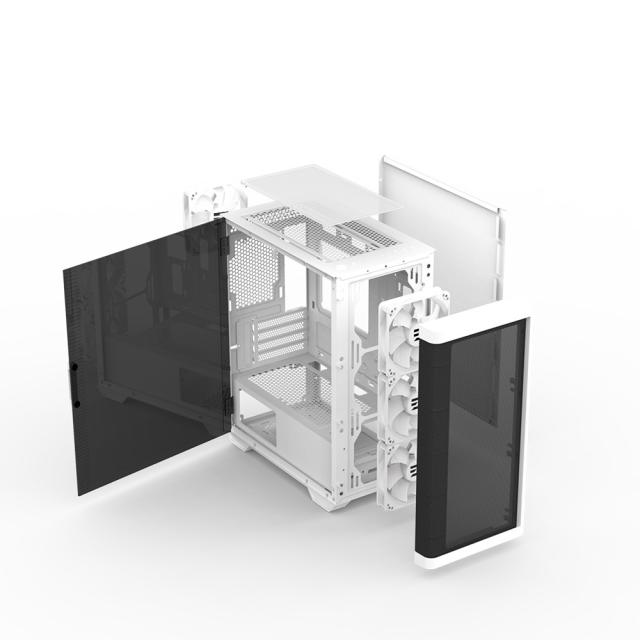 Кутия за компютър Zalman M4 White, Mini Tower, 2x USB 3.0, 1x USB 2.0, mATX / Mini-ITX