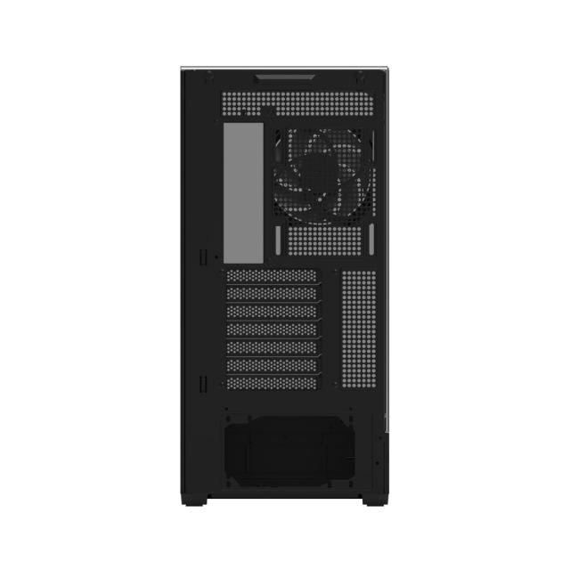 Кутия за компютър Zalman P40 Prism PLUS BLACK, Mid Tower, 1x USB Type-C, 2x USB 3.0, 1x HD Audio, ATX / mATX / Mini-ITX