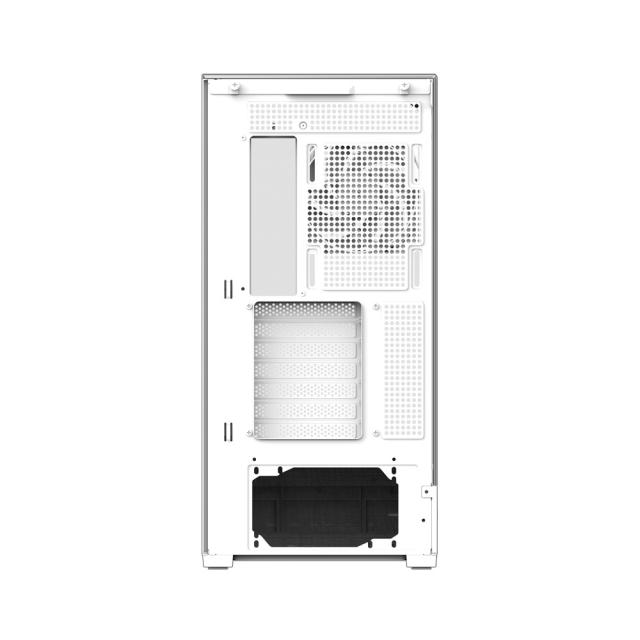 Кутия за компютър Zalman P40 Prism PLUS WHITE, Mid Tower, 1x USB Type-C, 2x USB 3.0, 1x HD Audio, ATX / mATX / Mini-ITX