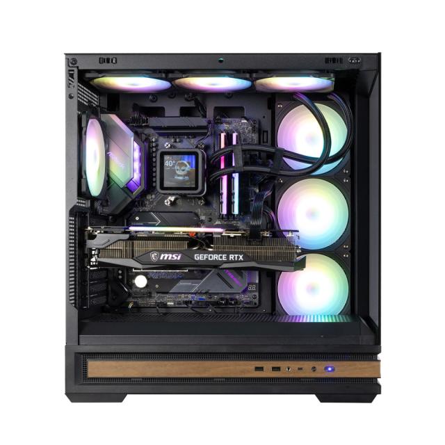 Кутия за компютър Zalman P40 NAMU BLACK, Mid Tower, 1x USB Type-C, 1x USB 3.0, 1x HD Audio, ATX / mATX / Mini-ITX