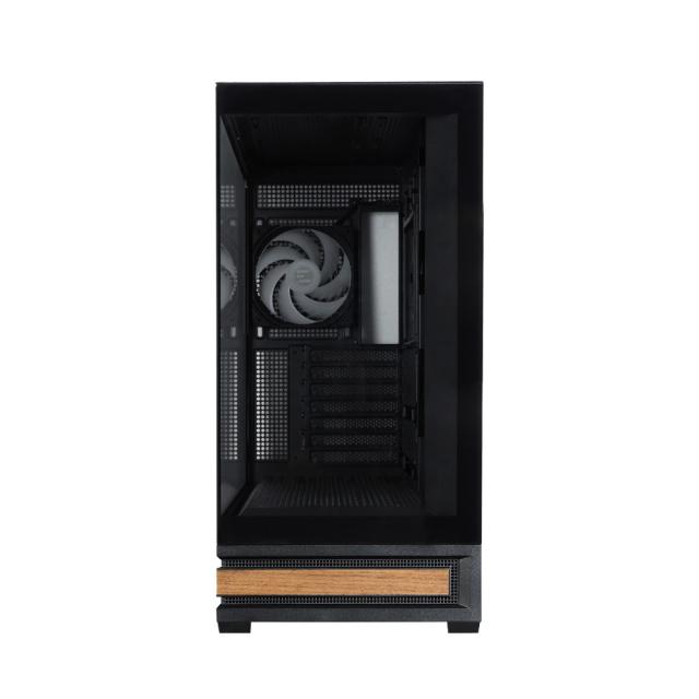 Кутия за компютър Zalman P40 NAMU BLACK, Mid Tower, 1x USB Type-C, 1x USB 3.0, 1x HD Audio, ATX / mATX / Mini-ITX