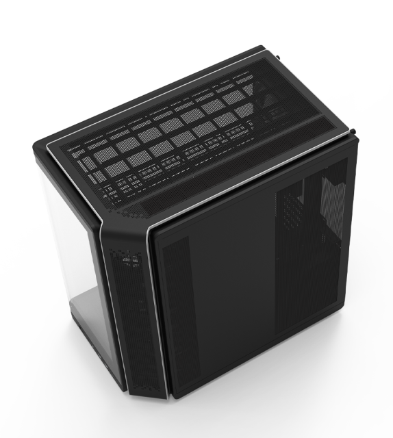 Кутия Zalman P60 Black, Mid-Tower, Tempered Glass, 1x USB 3.1 Type-C, 2x USB 3.0, 1x HD Audio, ATX / mATX / Mini-ITX