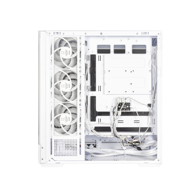 Кутия за компютър Zalman P40 DS White, Mid Tower, 1x USB Type-C, 2x USB 3.0, ATX / mATX / Mini-ITX