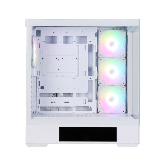 Кутия за компютър Zalman P40 DS White, Mid Tower, 1x USB Type-C, 2x USB 3.0, ATX / mATX / Mini-ITX